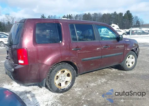 2011 Honda Pilot Lx z USA, uszkodzony, nr VIN 5FNYF4H25BB040531
